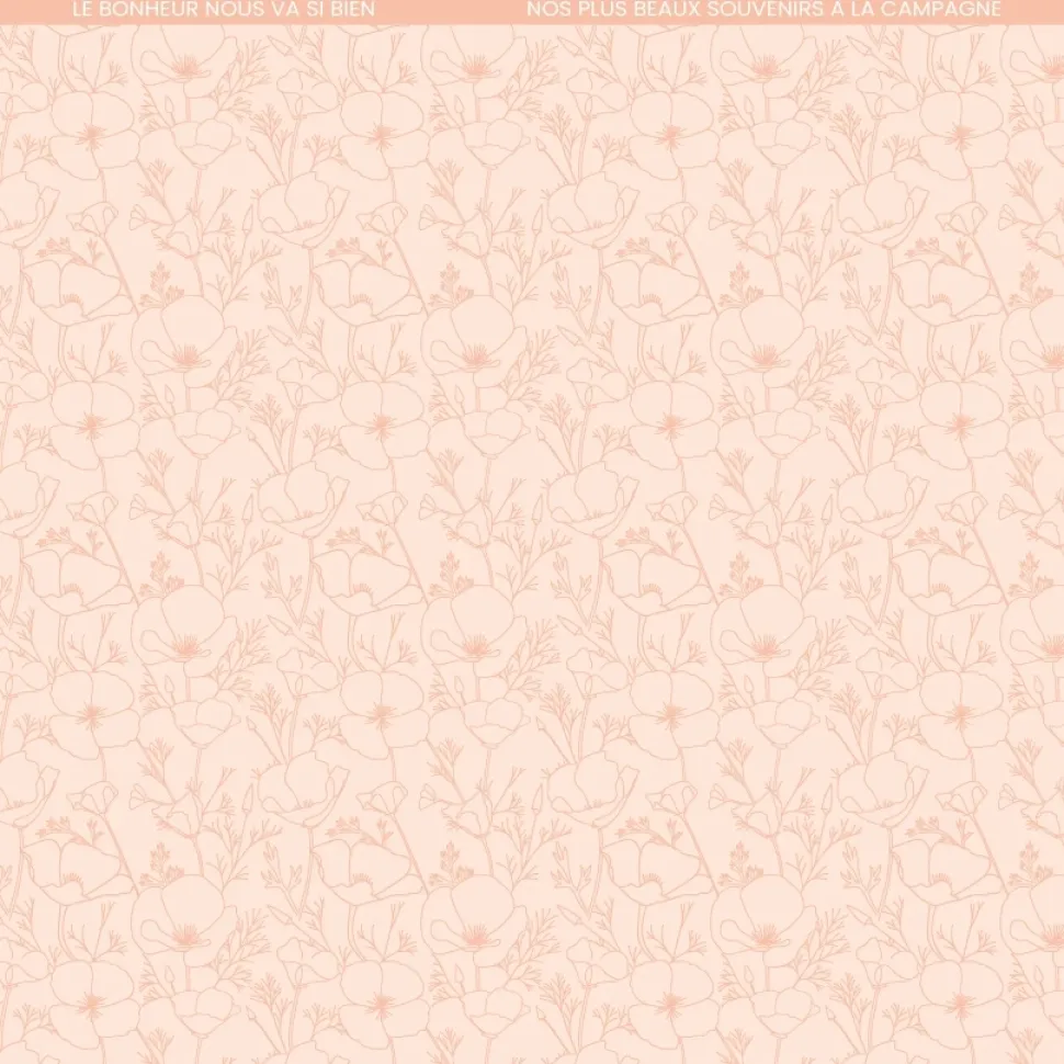 Kit de scrapbooking Farandole Florilèges Design 30x30cm