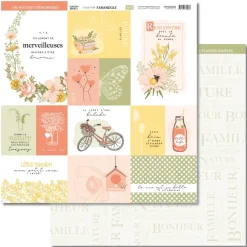 Kit de scrapbooking Farandole Florilèges Design 30x30cm