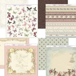 Kit de Scrapbooking Flores Dayka 30x30cm
