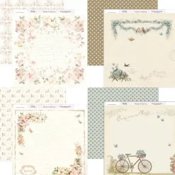 Kit de Scrapbooking Flores Dayka 30x30cm