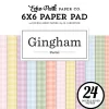 Kit de scrapbooking Gingham Pastel Echo Park 15x15cm