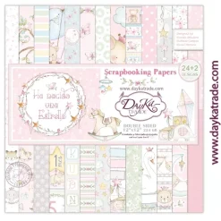 Kit de Scrapbooking Ha Nacido una Estrella Niña Dayka 30x30cm