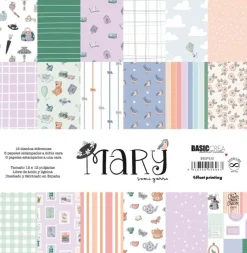 Kit de scrapbooking Mary Sami Garra 30x30cm
