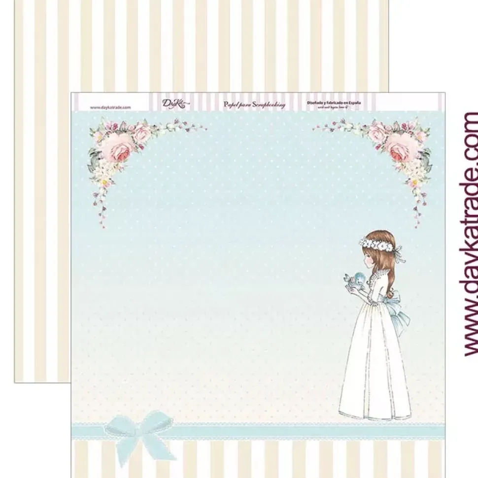 Kit de scrapbooking Mi primera comunión niña Dayka 30x30cm