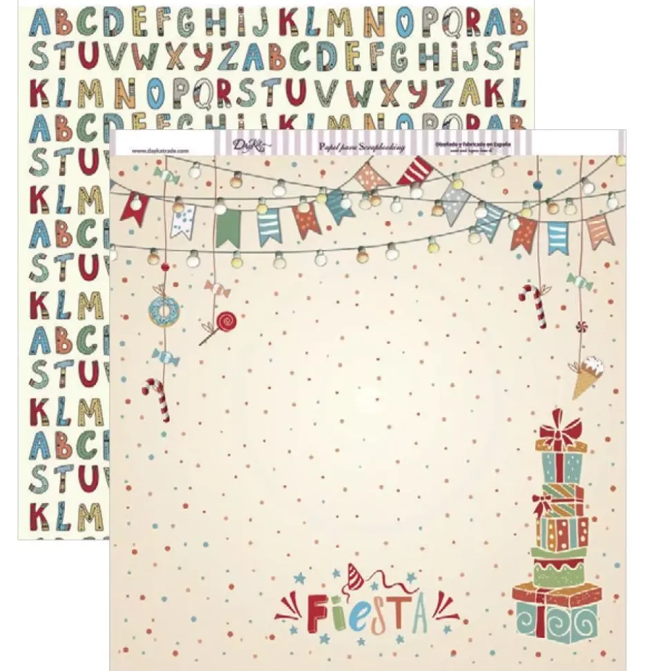 Kit de Scrapbooking Momentos inolvidables para niños Dayka 30x30cm