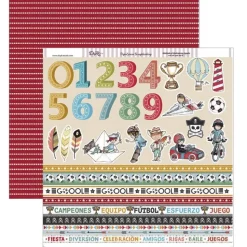 Kit de Scrapbooking Momentos inolvidables para niños Dayka 30x30cm