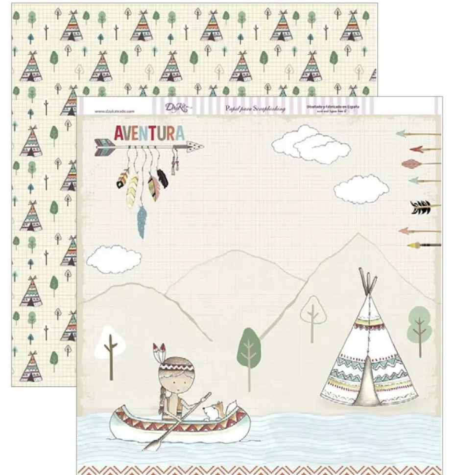 Kit de Scrapbooking Momentos inolvidables para niños Dayka 30x30cm