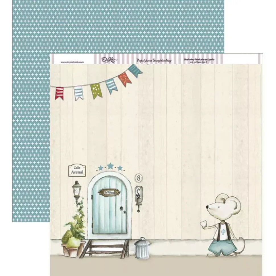 Kit de Scrapbooking Momentos inolvidables para niños Dayka 30x30cm
