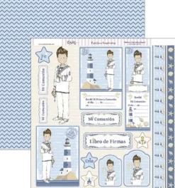 Kit de scrapbooking Niño de comunión 2018 Dayka 30x30cm