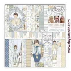 Kit de Scrapbooking Niño En Comunión con la Naturaleza 30x30cm