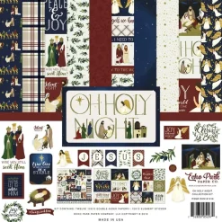 Kit de Scrapbooking Oh Holy Night Echo Park 30x30cm
