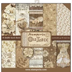 Kit de Scrapbooking Old Lace Stamperia 30x30cm
