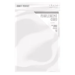 Kit de scrapbooking Pearlescent Pearl White Tonic A4