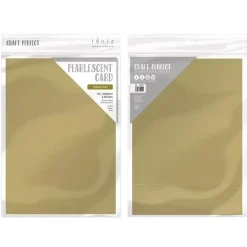 Kit de scrapbooking Pearlescent Majestic Gold Tonic A4