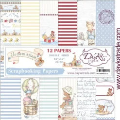 Kit de Scrapbooking Playa Dayka 30x30cm