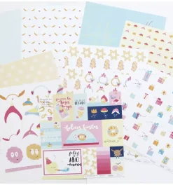 Kit de Scrapbooking Pompón Iriri Estudio 30x30cm