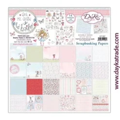 Kit de scrapbooking Que me quiten lo bailao Dayka 30x30cm