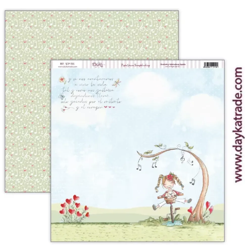 Kit de scrapbooking Que me quiten lo bailao Dayka 30x30cm