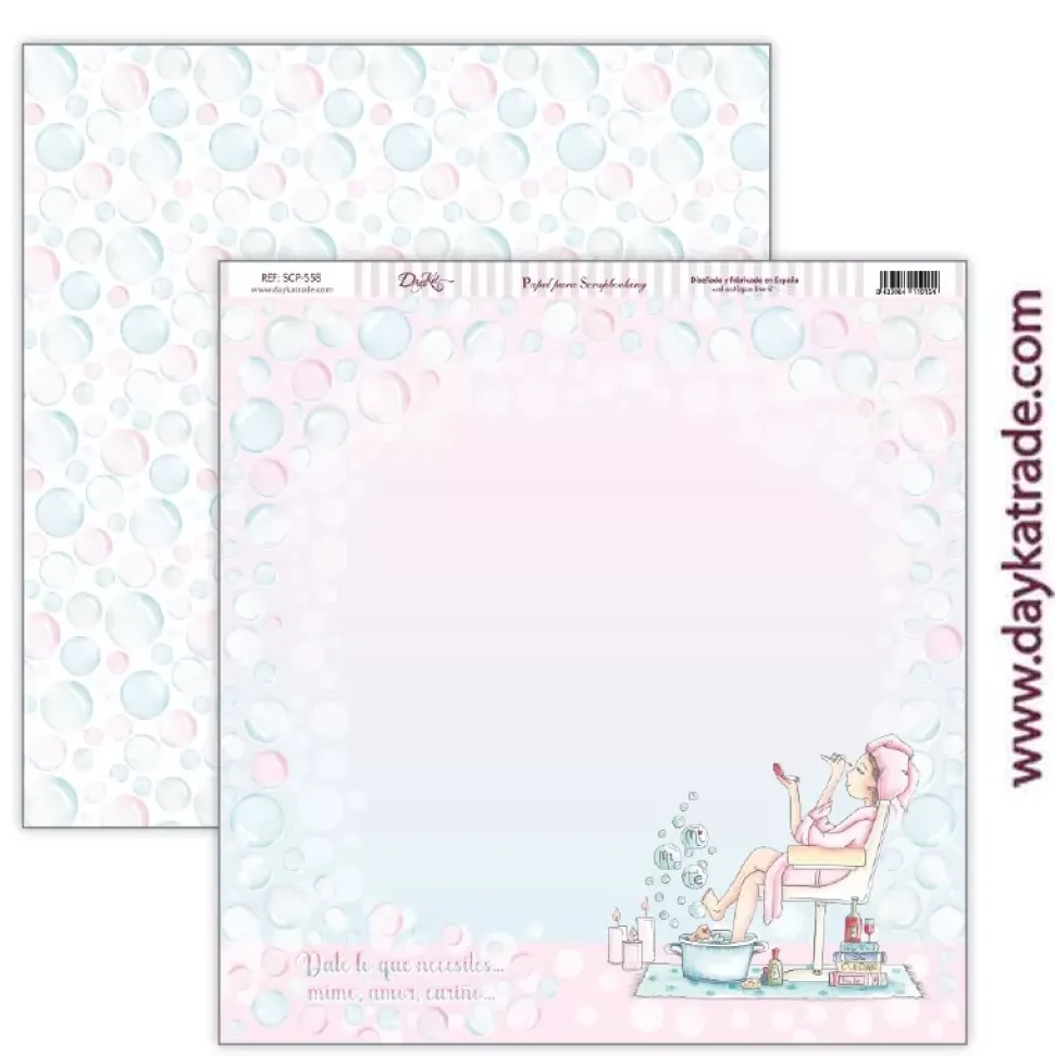 Kit de scrapbooking Que me quiten lo bailao Dayka 30x30cm