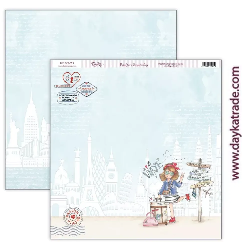 Kit de scrapbooking Que me quiten lo bailao Dayka 30x30cm