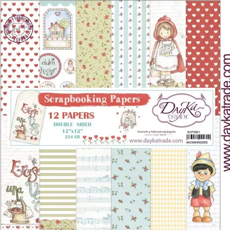 Kit de Scrapbooking Érase una vez Dayka 30x30cm