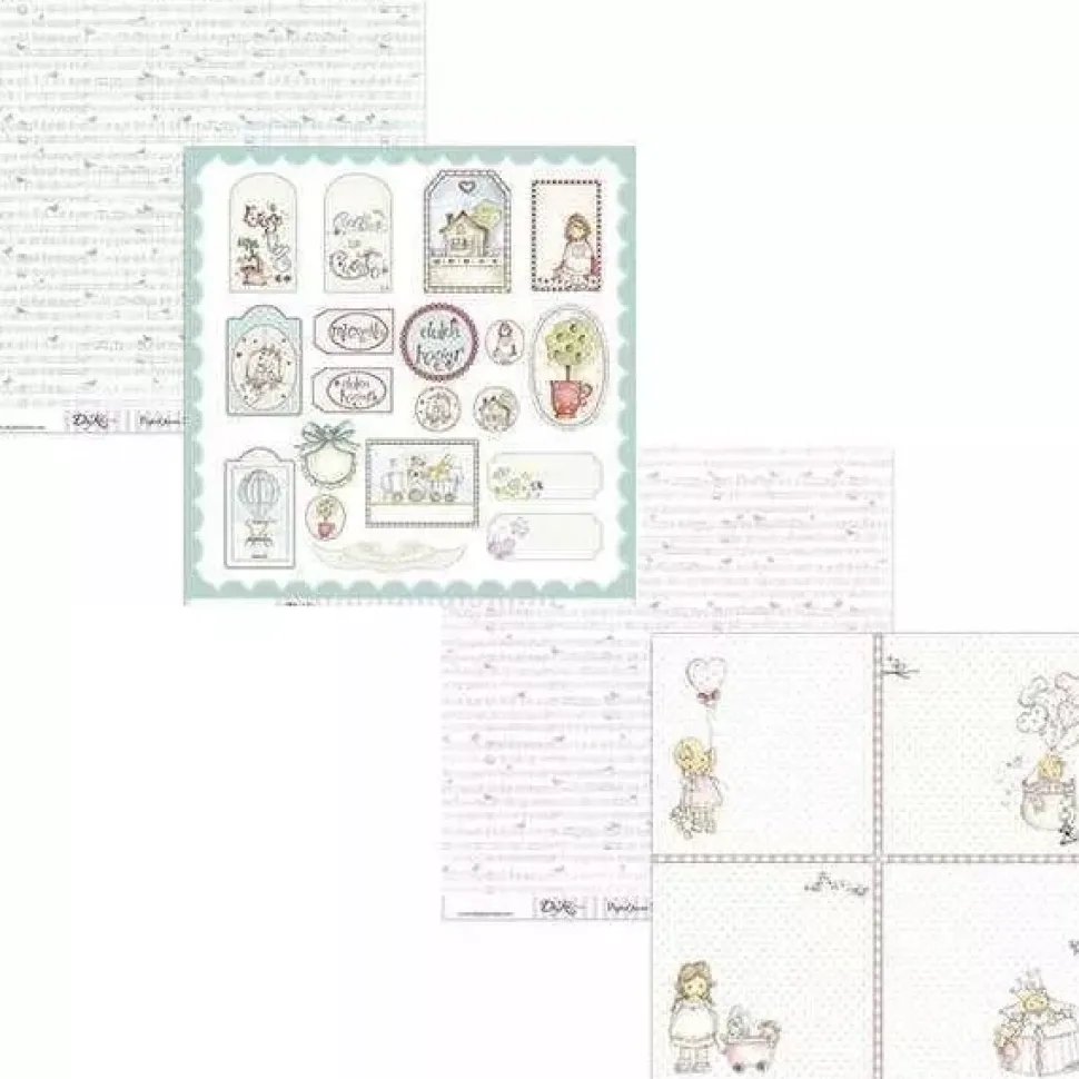 Kit de Scrapbooking Érase una vez Dayka 30x30cm