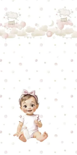 Kit de Scrapbooking Sweet Baby Girl PapersForYou 15x30cm