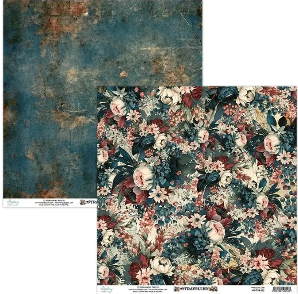 Kit de Scrapbooking Traveller Mintay 15x15cm