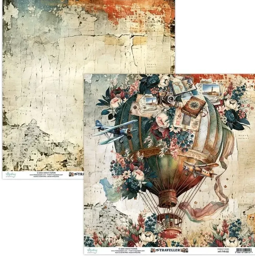 Kit de Scrapbooking Traveller Mintay 15x15cm