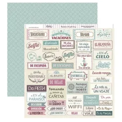 Kit de Scrapbooking Vacaciones Dayka 30x30cm