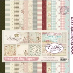 Kit de Scrapbooking Vintage Dayka 30x30cm