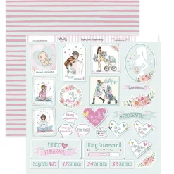 Kit de scrapbooking Voy a ser mamá Dayka 30x30cm