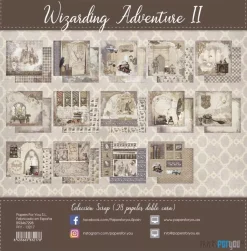 Kit de scrapbooking Wizarding Adventure II PapersForYou 20x20cm