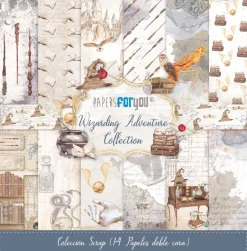 Kit de Scrapbooking Wizarding Adventure PapersForYou 30x30cm