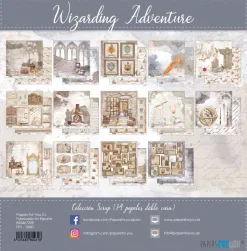 Kit de Scrapbooking Wizarding Adventure PapersForYou 30x30cm