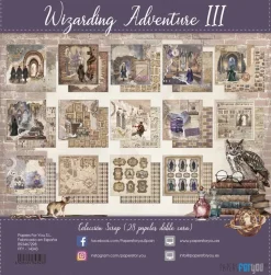 Kit de scrapbooking Wizarding Adventure III PapersForYou 20x20cm