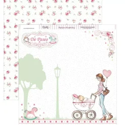 Kit de scrapbooking Y ... por fin llegaste tú, Mi niña Dayka 30x30cm