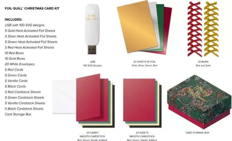 Kit Navidad para Foil Quill We R Memory Keepers