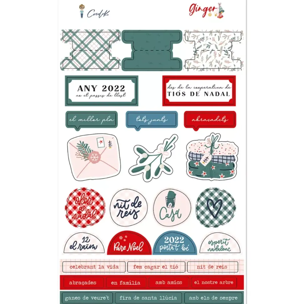 Kit para Diario de Navidad Ginger Catalán Cocoloko