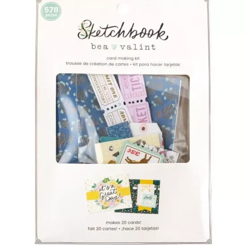 Kit Para Hacer Tarjetas Sketchbook Bea Valint