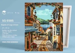 Kit Pintar Por Números Bajada al Lago di Iseo Alex Bog 40x50cm