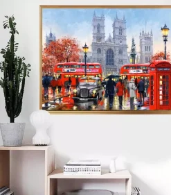 Kit Pintar Por Números London Westminster Alex Bog 40x50cm