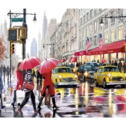 Kit pintar por números Rain in New York Alex Bog 40x50cm
