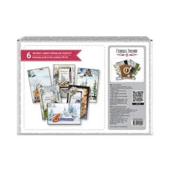 Kit Tarjetas Felicitación Country Christmas Fabrika Decoru 10x15cm