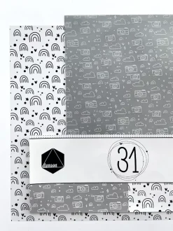 Kit vellum + acetato 31 Dunaon 30x30cm