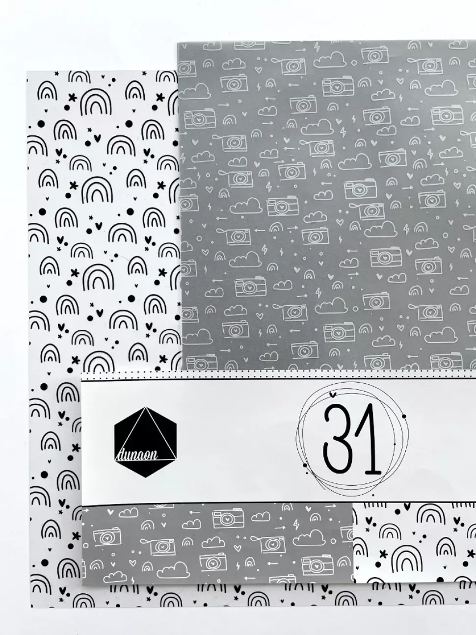 Kit vellum + acetato 31 Dunaon 30x30cm