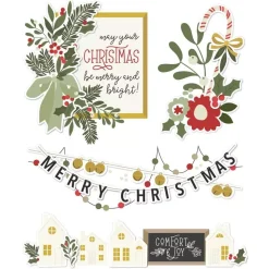 Layered stickers The Holiday Life Simple Stories