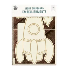 Álbum Base Light Chipboard #07 Rocket You Can Be Anything P13