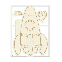 Álbum Base Light Chipboard #07 Rocket You Can Be Anything P13