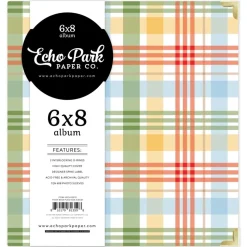 Álbum de 2 anillas Pooh Bear Plaid The House at Pooh Corner Echo Park 15x20cm